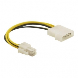 Delock Adapter P4 Kabel 4St Molex/4St 15cm