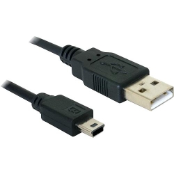 Delock Kabel USB 2.0-A > USB mini-B 5pin 0,70