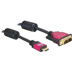 Delock Kabel HDMI A-DVI(18+1) St/St 1,8m