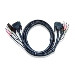 ATEN USB / DVI-D / Audio Kombi-Kabel 3m