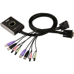 ATEN KVM Switch KVM Switch 2f DVI USB+A Kab