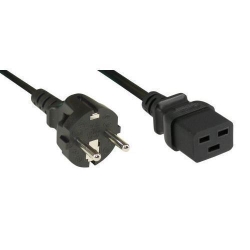 InLine Netzkabel 16A Schuko gerade IEC320/C19