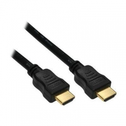 InLine HDMI HS Eth. St/St, sw/gold, 10m