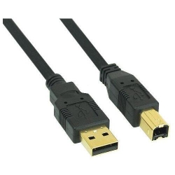 InLine USB 2.0 Kabel A>B sw 3m