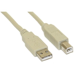 InLine USB 2.0 Kabel A>B beige 5m