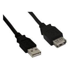 InLine USB 2.0 Verl St/Bu Typ A sw 1,8m