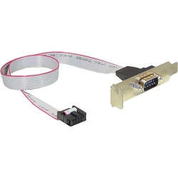 Delock Slotblech - Seriell 1xPort low 40cm