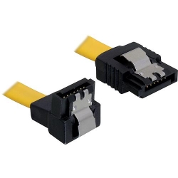 Delock SATA 6 Gb/s unten/g Metall 30 cm