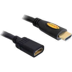 Delock  HS HDMI wE Verl St / Bu 1 m