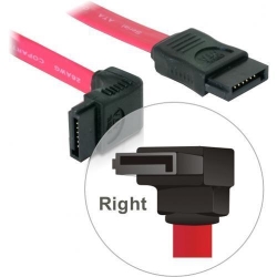 Delock SATA 50cm unten/g rot