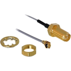 Delock HF RP-SMA  zum Einbau 20 cm