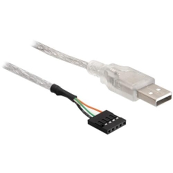 Delock USB 2.0-A Stecker auf Pfostenstecker