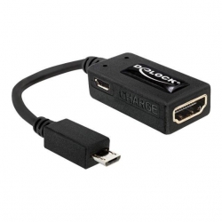 Delock adp. MHL St>HDMI Bu+USB mic-B Bu