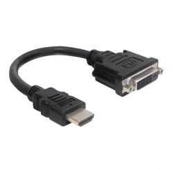 Delock Adp. HDMI St>DVI 24+1 Bu ca.20cm