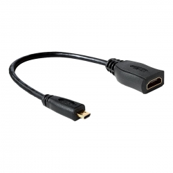 Delock adp. mic HDMI-D St>HDMI-A Bu