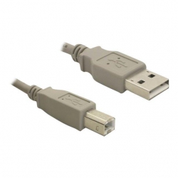 Delock USB 2.0 upstream 1,8m A-B St/St