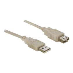 Delock USB 2.0 Verl, A/A 3,0m St/Bu