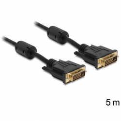 Delock Kabel DVI 24+1 St > DVI St 5m