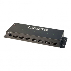 Lindy USB Metall Hub - 7 Ports USB 2.0 Hub