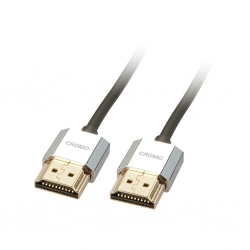 Lindy CROMO Slim High-Speed-HDMI®-Kabel mit Ethernet, 0,5m