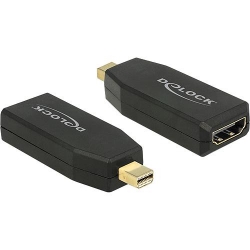 Delock Adapter mini DP> HDMI Bu schwarz 4K Pa