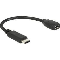 Delock Adapterkabel USB Type-CT 2.0 Stecker, 15cm schwarz