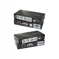 Lindy Cat.5 KVM Extender Combo 300, PS/2, USB & VGA