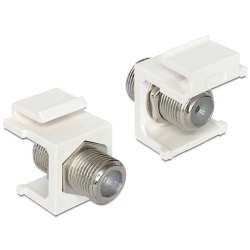 Delock Keystone F Buchse > F Buchse