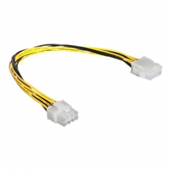 Delock Verlängerungskabel Stromversorgung 8 P