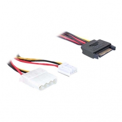 Delock Kabel Y-Power SATA St> 15 Pin> 4 Pin M
