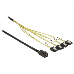 Delock Kabel mini SAS HD SFF-8643 > 4x SAT 7