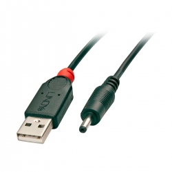 Lindy Adapterkabel USB A  3,5/1,35mm DC-Hohlstecker