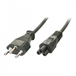 Lindy Schweizer Netzkabel für Notebooks, 2m