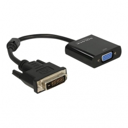 Delock Adapterkabel DVI 24+1 St > VGA Bu schw
