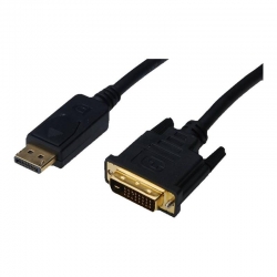 DIGITUS DisplayPort Adapterkabel DP-DVI (24+1), St/St, 2.