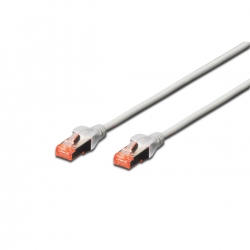 DIGITUS CAT 6 S-FTP Patchkabel, 3m, grau