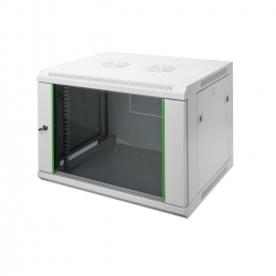 DIGITUS 12HE Wandgehäuse, 638,40x600x450 mm, Grau