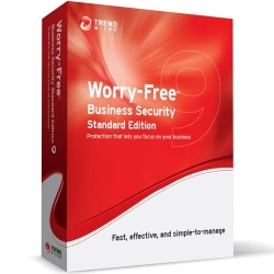 Trend Micro Worry-Free Std. v9.x  Renewal 25-60User 12 month