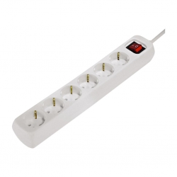 HAMA Steckdosenleiste 6-fach, 3 m