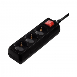 HAMA Steckdosenleiste, 3-fach,5 m, schwarz