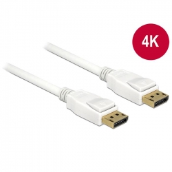 Delock DisplayPort 1.2 St > DP St 3m weiß 4K