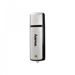 HAMA FlashPen Fancy",USB 2.0, 64 GB, 10MB/s,Schwarz/Silber"