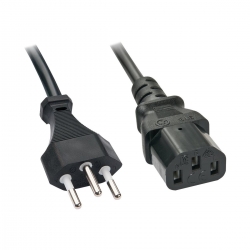 Lindy Schweizer IEC-Netzkabel, 0,7m