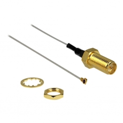 Delock HF RP-SMA Bu zum Einbau > MHF IV/HSC
