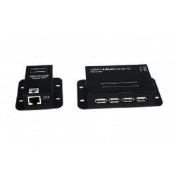 Exsys 4 Port USB 2.0 Cat.5/6 Extender bis 50 meter