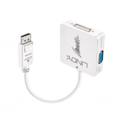 Lindy DisplayPort 1.2 an HDMI 4K30/DVI/VGA Adapter