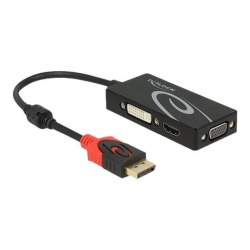 Delock Adapterkabel DP 1.2 St >VGA,HDMI,DVI