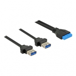 Delock Kabel USB 3.0 Pfostenbuchse 80cm