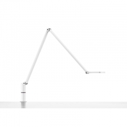 NOVUS Arbeitsplatzleuchte Attenzia weiß, 49 LEDs, Klemme