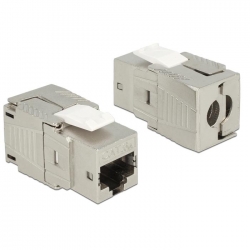 Delock Keystone Modul RJ45 Bu Cat.6a werkzeug